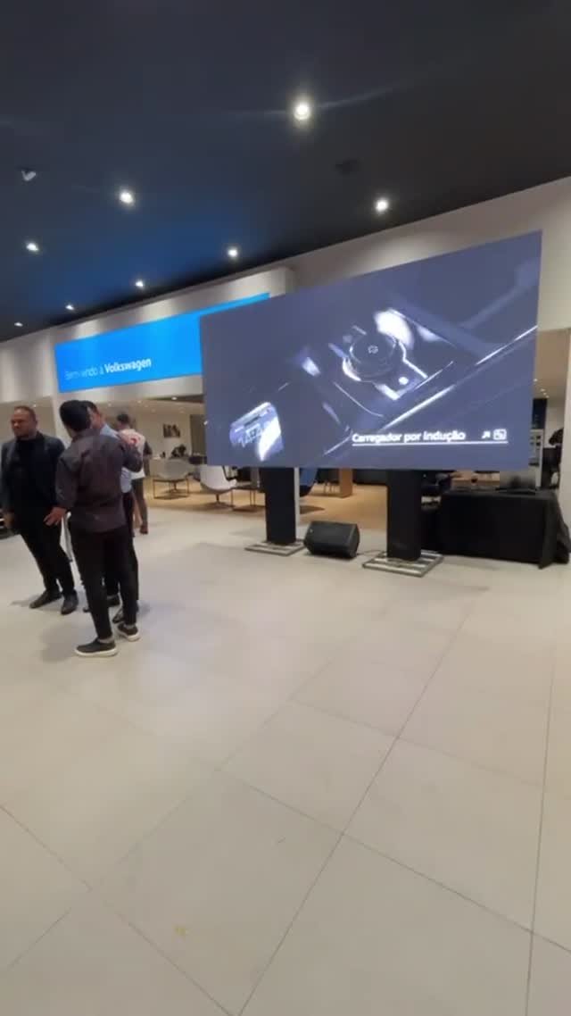 Montagem de painel de LED